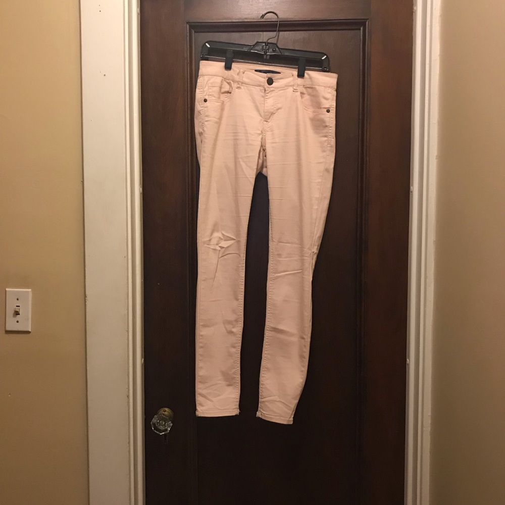 Tinsel pale pink skinny jeans size 27